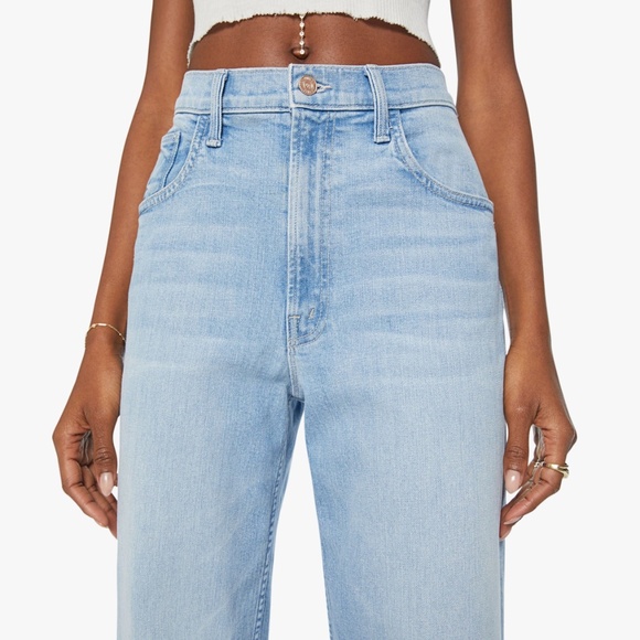 New MOTHER High Waisted Spinner Zip Heel 28 - Picture 4 of 10